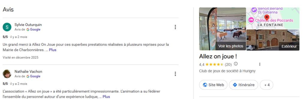 avis Allez on joue